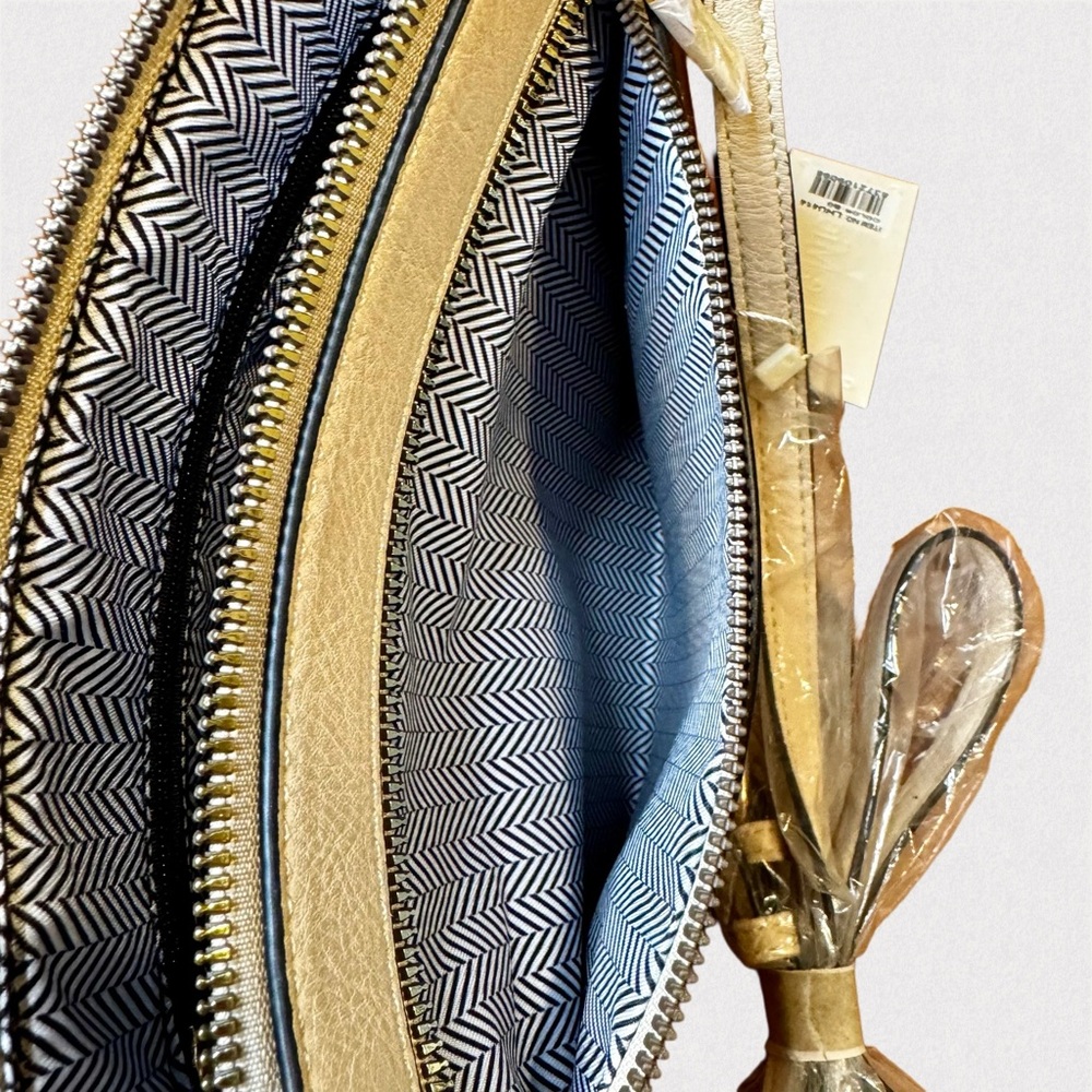 Le Miel Cream And Cow Print Crossbody Women's Bag-NWT - Picture 5 of 7